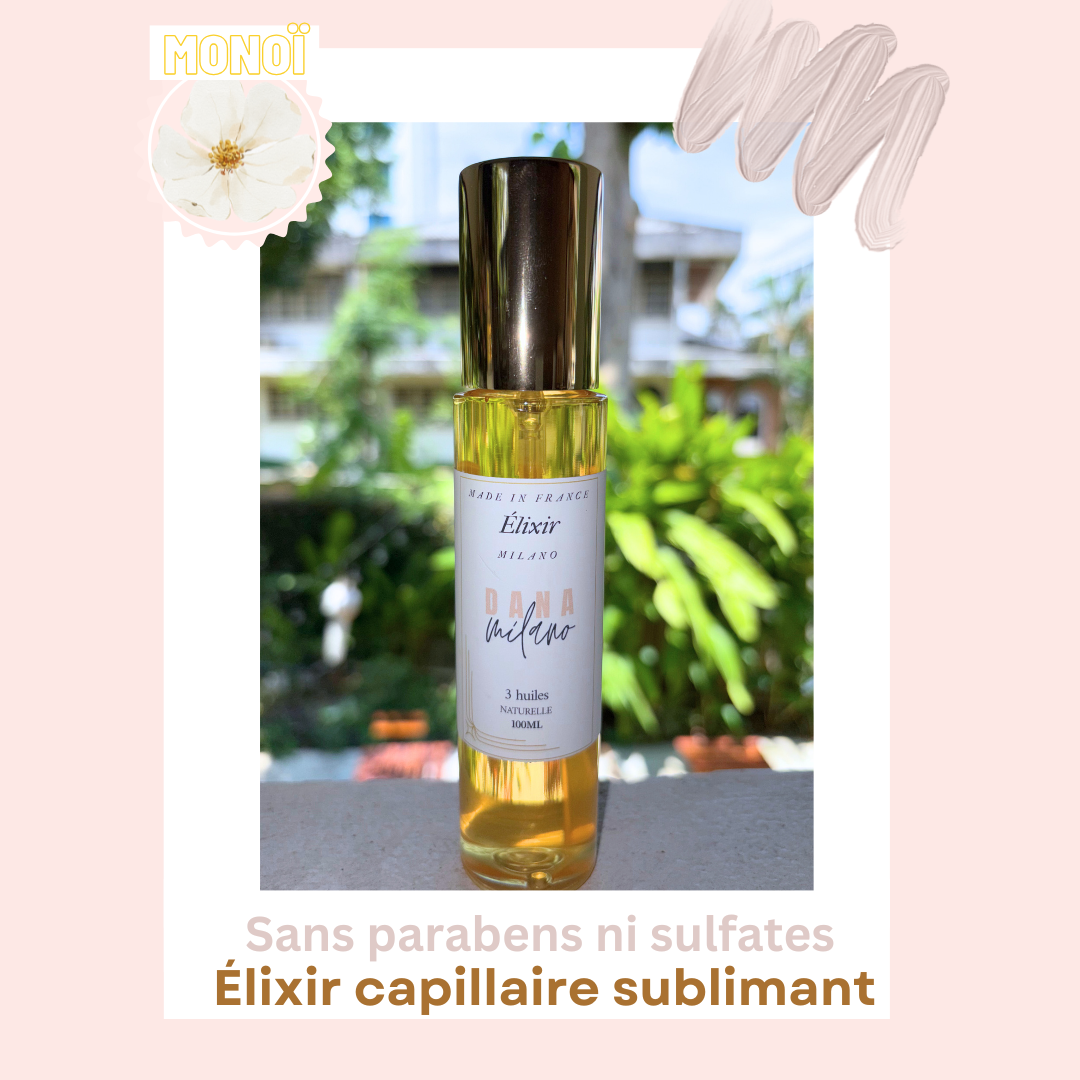 Elixir Milano - Sérum Sublimant & Brillant -Argan & Macadamia - 100 ml